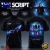 The Script Man In The Arena Tour 2026 Graphic Design T Shirt, Viral 3D Music Tee