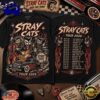 The Stray Cats Tour 2026 Vintage Rockabilly 3D Shirt, Viral 3D Music Tee