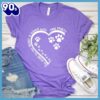 The Way To My Heart Is Paved With Paw Prints T-Shirt Gift Mom