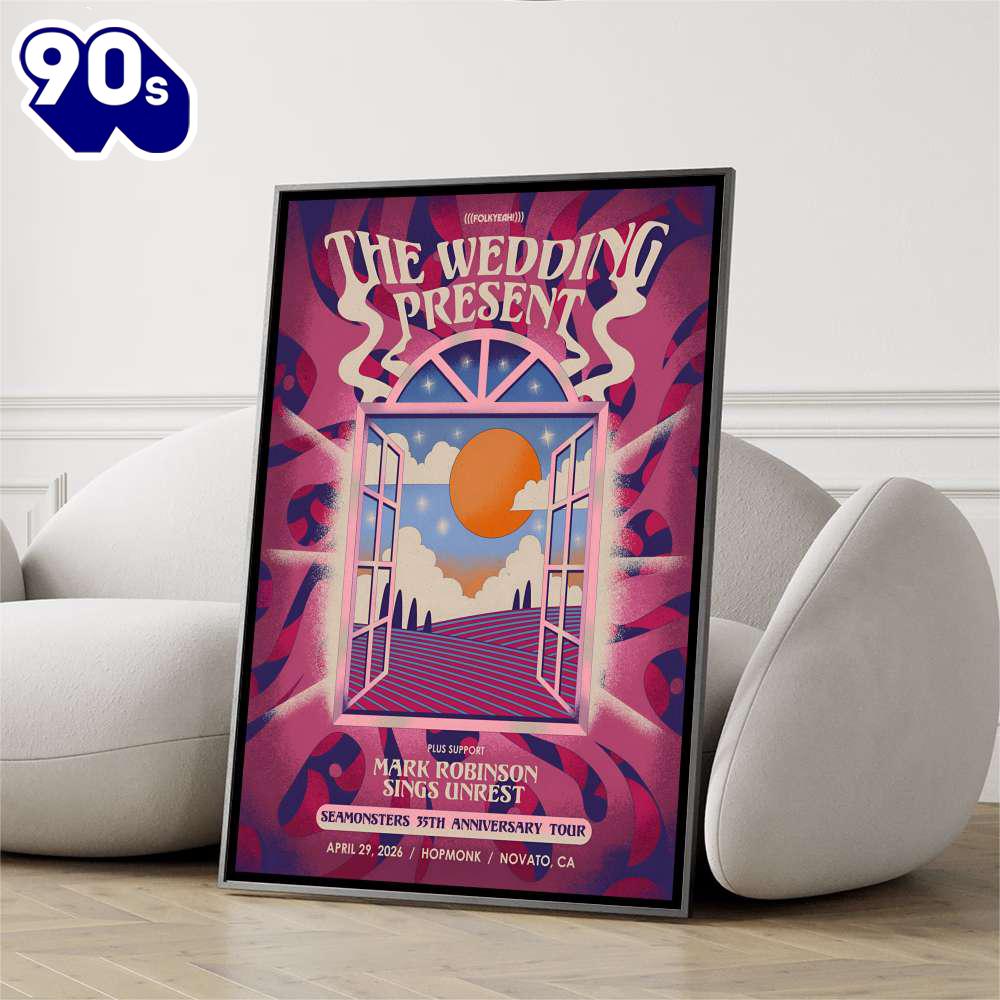 The Wedding Present April 29 2026 Novato CA Poster The Wedding Present April 29 2026 Novato CA Poster