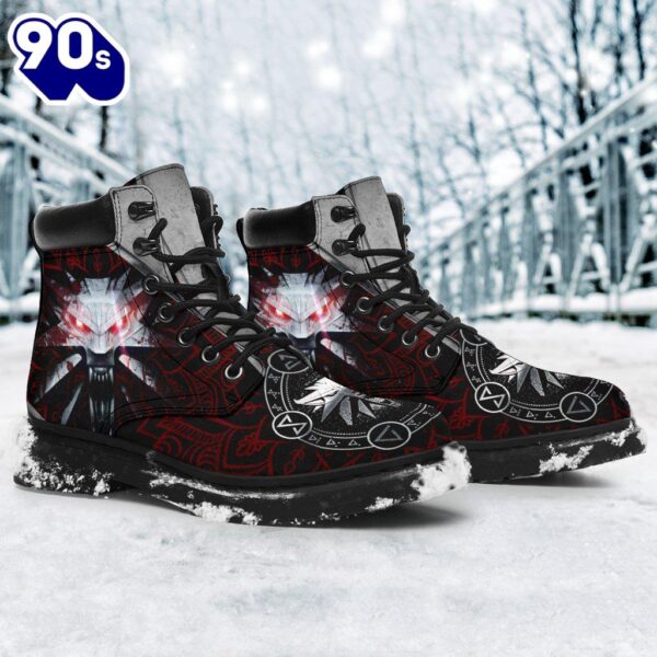 The Witcher Wolf Leather Boots Gift Idea
