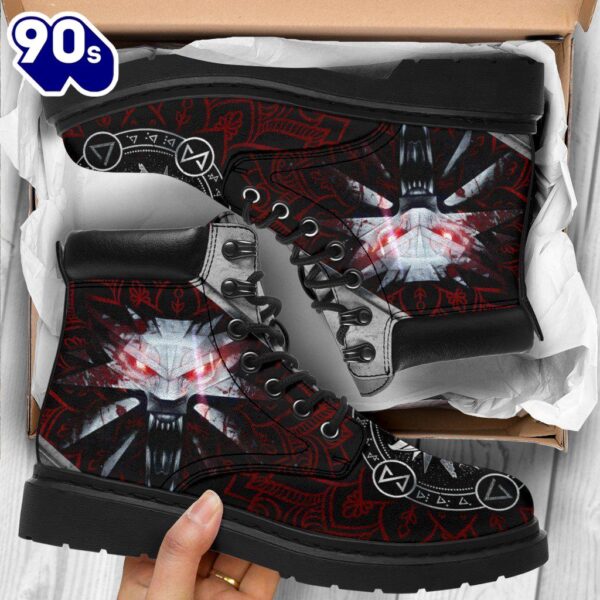 The Witcher Wolf Leather Boots Gift Idea
