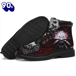The Witcher Wolf Leather Boots Gift Idea