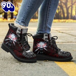 The Witcher Wolf Leather Boots Gift Idea