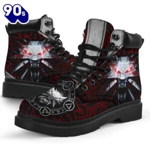 The Witcher Wolf Leather Boots Gift Idea