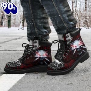 The Witcher Wolf Leather Boots Gift Idea