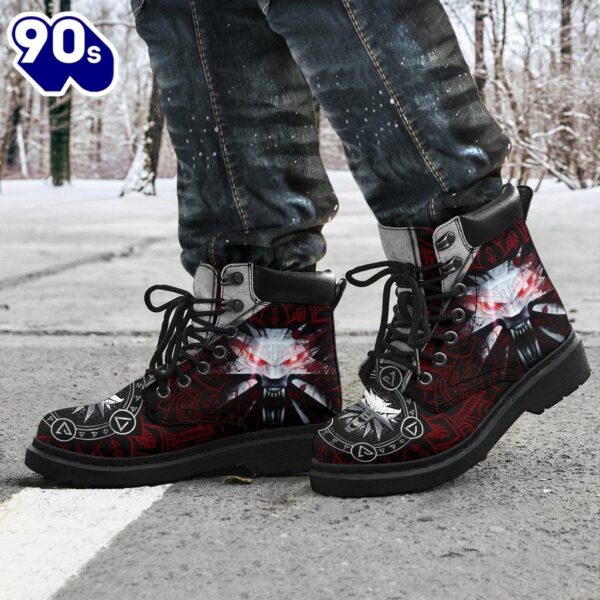 The Witcher Wolf Leather Boots Gift Idea