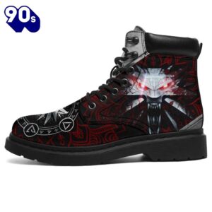 The Witcher Wolf Leather Boots Gift Idea