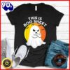 Halloween 2025  This Is Boo Sheet Ghost Retro Halloween Costume T-Shirt