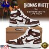 Thomas Rhett The Soundtrack to Life Tour 2026 Signature Red Air Jordan 1 Hightop Shoes , Music Sneakers