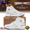 Thomas Rhett The Soundtrack to Life Tour 2026 Signature White Air Jordan 1 Hightop Shoes , Music Sneakers