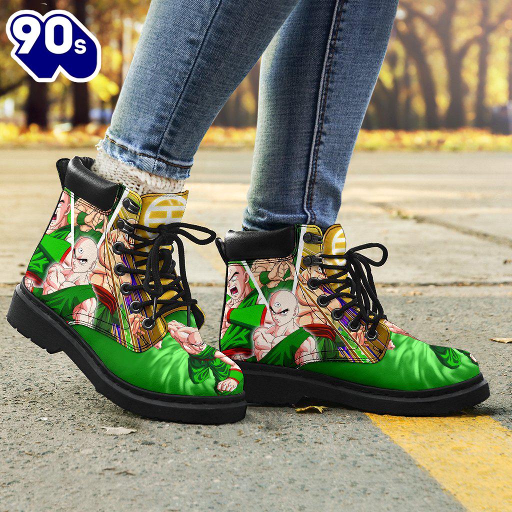 Tien Shinhan Dragon Ball Leather Boots Shoes Anime Custom Idea Tien Shinhan Dragon Ball Leather Boots Shoes Anime Custom Idea