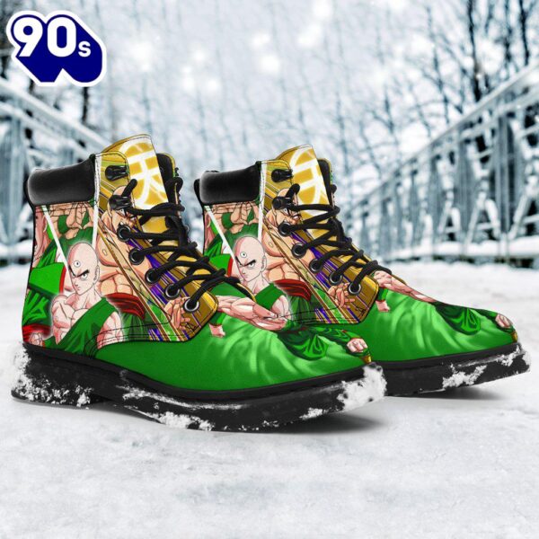 Tien Shinhan Dragon Ball Leather Boots Shoes Anime Custom Idea