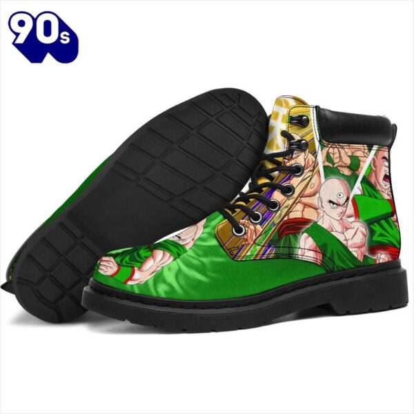 Tien Shinhan Dragon Ball Leather Boots Shoes Anime Custom Idea