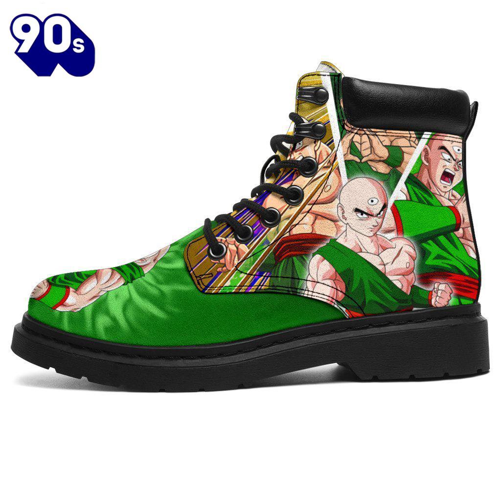 Tien Shinhan Dragon Ball Leather Boots Shoes Anime Custom Idea Tien Shinhan Dragon Ball Leather Boots Shoes Anime Custom Idea
