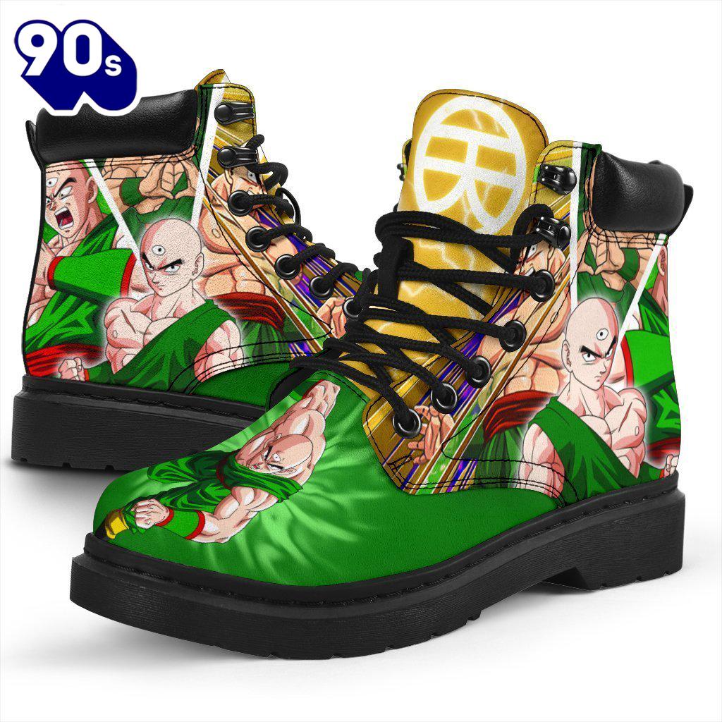 Tien Shinhan Dragon Ball Leather Boots Shoes Anime Custom Idea Tien Shinhan Dragon Ball Leather Boots Shoes Anime Custom Idea