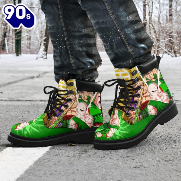 Tien Shinhan Dragon Ball Leather Boots Shoes Anime Custom Idea