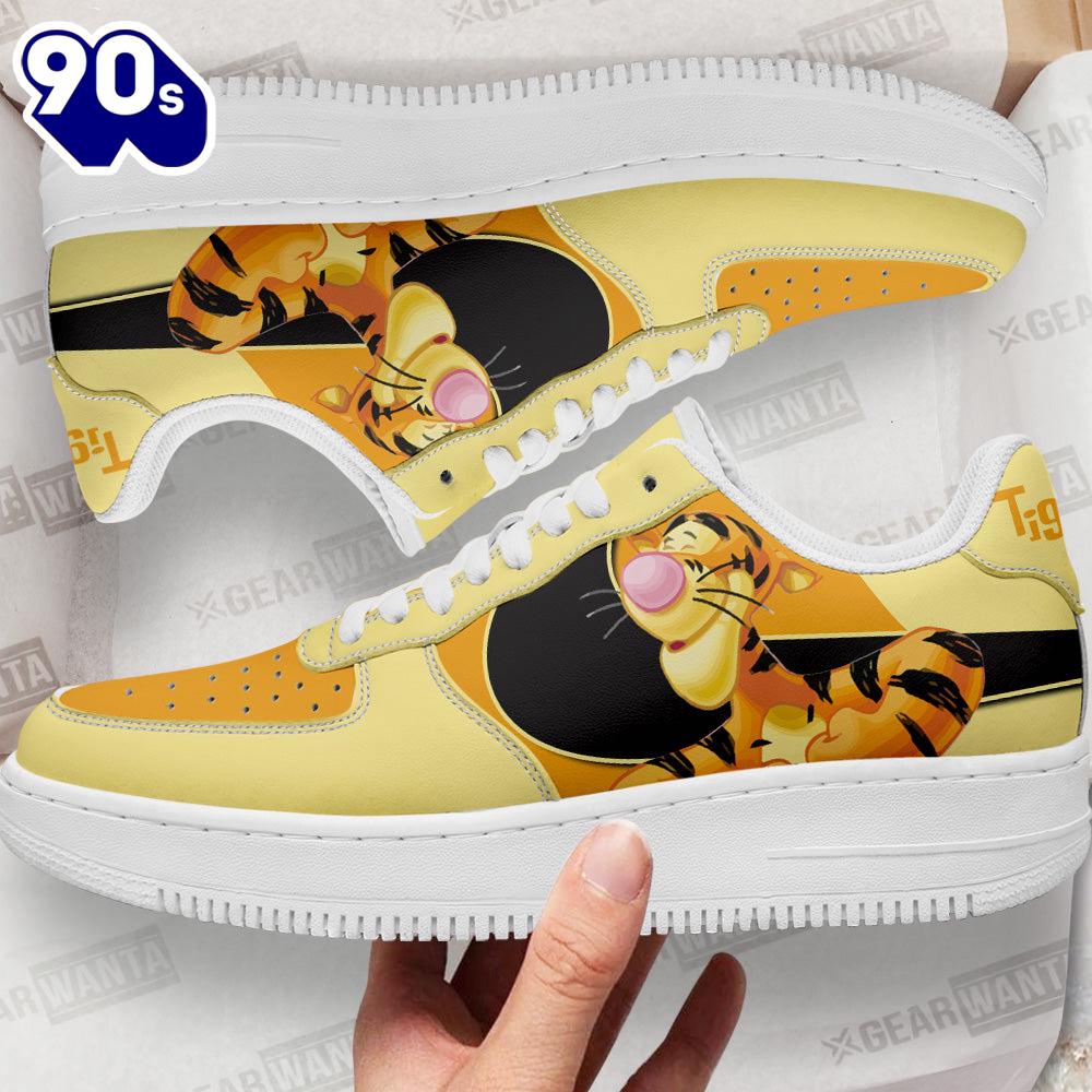 Tigger Custom Cartoon Air Sneakers Tigger Custom Cartoon Air Sneakers