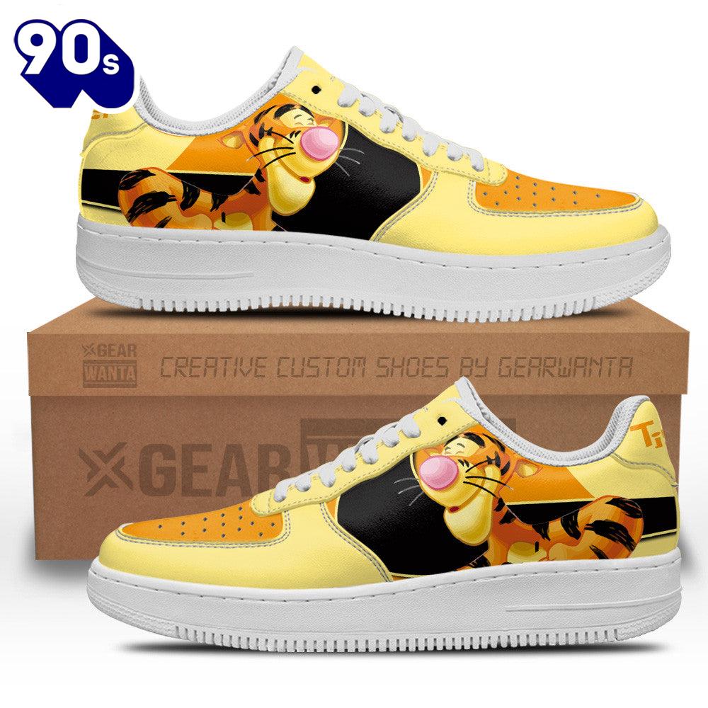 Tigger Custom Cartoon Air Sneakers Tigger Custom Cartoon Air Sneakers