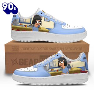 Tina Belcher Bob's Burger Custom Air Sneakers