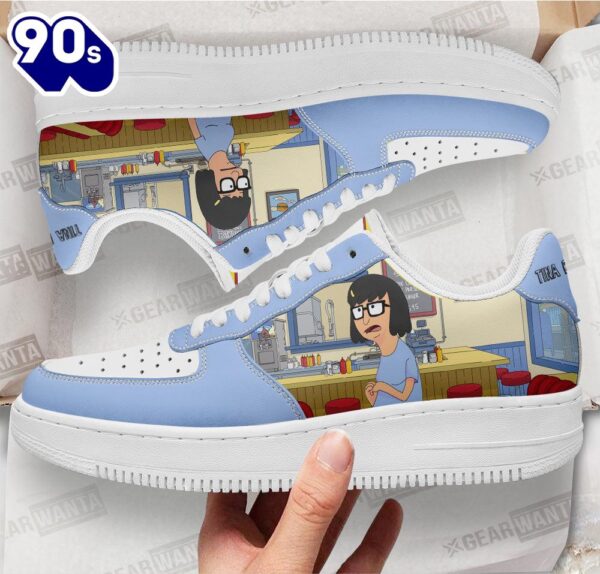 Tina Belcher Bob’s Burger Custom Air Sneakers