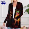 Tina Turner Women’s Patch Pocket Cardigan For Fans