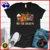 Halloween 2025  Tis’ The Season Leopard Pumpkin Football Halloween Fall T-Shirt