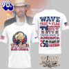 Toby Keith 250 Years of America 2026 Commemorative White T-Shirt