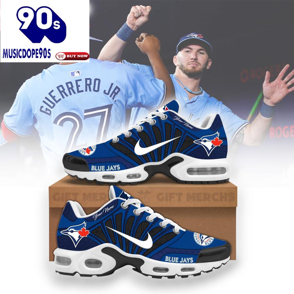 Toronto Blue Jays Custom Nike Air Max Plus Shoes For Fans