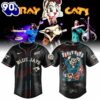 Toronto Blue Jays Stray Cats 2026 US Tour Inspired Baseball Jersey