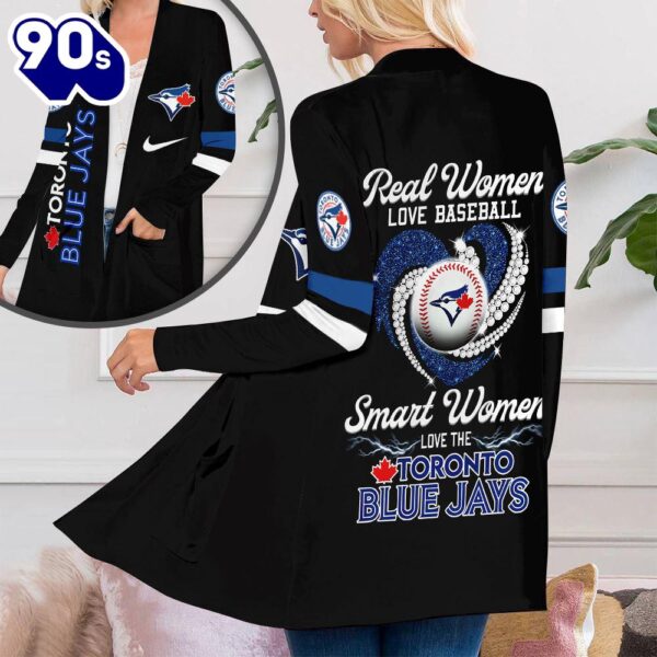 Toronto Blue Jays Women’s Patch Pocket Cardigan For Fans