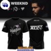 Toronto Blue Jays x The Weeknd – World Series Want It All 2025 Black 3D T-Shirt