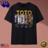 TOTO Band Graphic Discography Cast Signatures Rock T Shirt, Trending Music 2D Tee