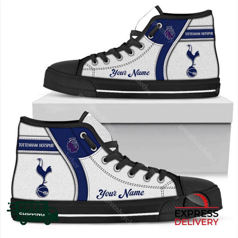 Tottenham Hotspur F.C Personalzied High Top Canvas Shoes Tottenham Hotspur F.C Personalzied High Top Canvas Shoes