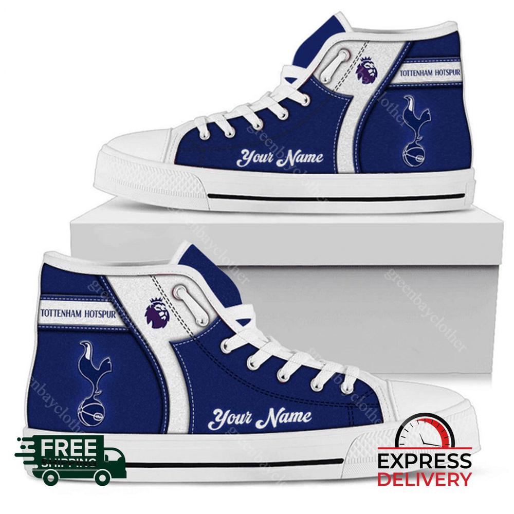 Tottenham Hotspur F.C Personalzied High Top Canvas Shoes Tottenham Hotspur F.C Personalzied High Top Canvas Shoes