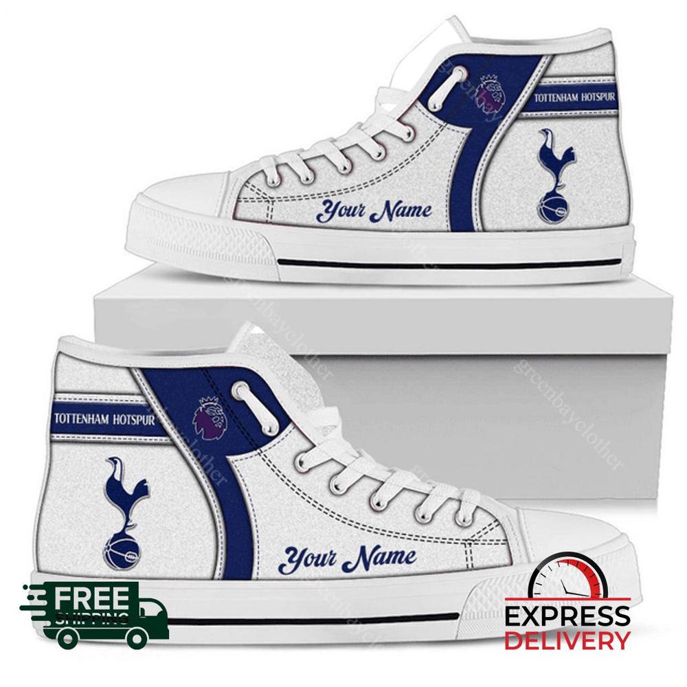 Tottenham Hotspur F.C Personalzied High Top Canvas Shoes Tottenham Hotspur F.C Personalzied High Top Canvas Shoes