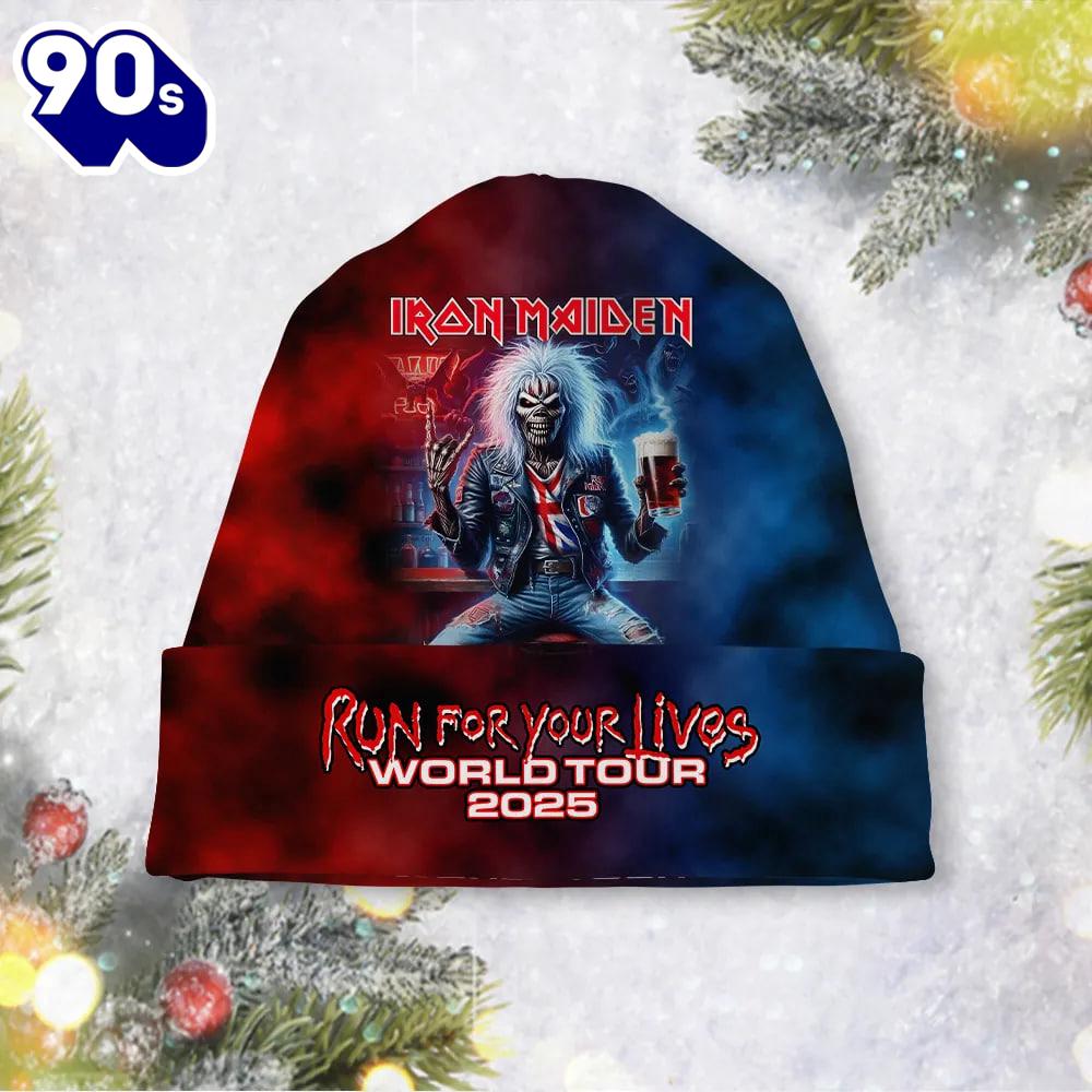 Tour 2025 Iron Maiden Beanie Hat Tour 2025 Iron Maiden Beanie Hat