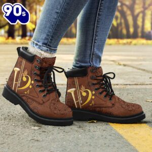 Trombone Mandala Leather Asboots All Season Boots