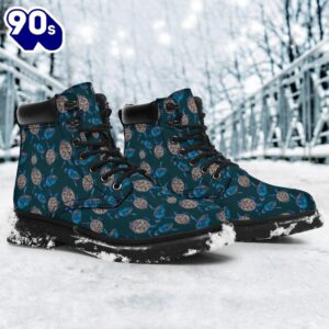 Turtle Leather Boots Animal Custom Shoes For Turtle Lover