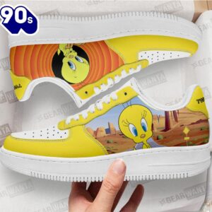 Tweety Air Sneakers Looney Tunes Custom