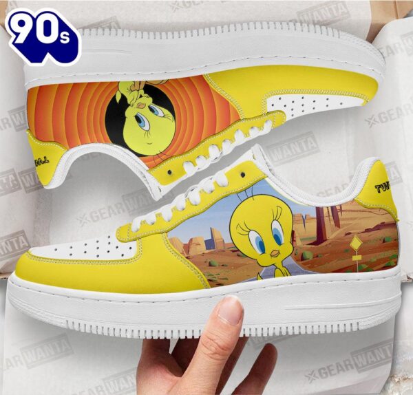 Tweety Air Sneakers Looney Tunes Custom