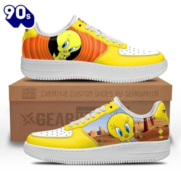 Tweety Air Sneakers Looney Tunes Custom