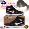 Tyla A POP World Tour Limited Edition Signature 2026 Black Air Jordan 1 Shoes , Music Sneakers