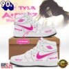 Tyla A POP World Tour Limited Edition Signature 2026 White Air Jordan 1 Shoes , Music Sneakers