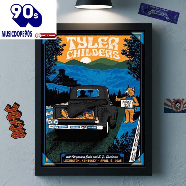 Tyler Childers For In Lexington Kentucky At Kroger Field On April 19 2025 Canvas