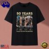 U2 50 Years 1976 2026 Signatures Thank You For The Memories T Shirt, Trending Music 2D Tee