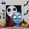 Unique Jack And Sally Halloween Canvas Painting Decor Home