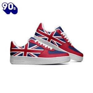 United Kingdom Flag Air Force Shoes Custom Country