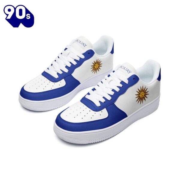 Uruguay Flag Air Force Shoes Custom Country
