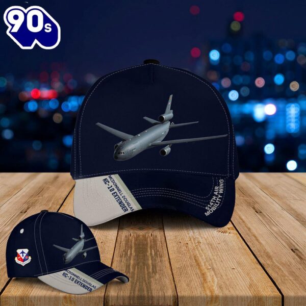 US Air Force 514th Air Mobility Wing McDonnell Douglas KC-10 Extender Baseball Cap  Gift For Veteran Day